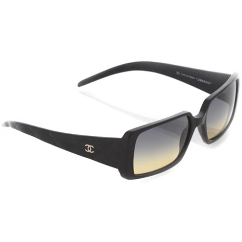 CHANEL Quilted Sunglasses 5045 Black 26719 